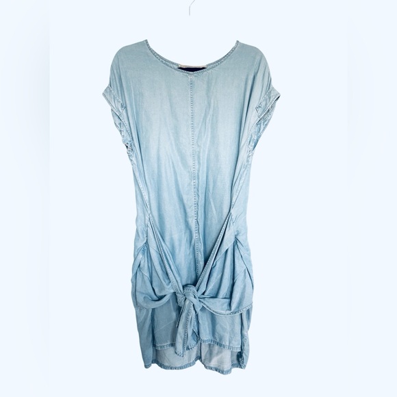 All Saints Dresses & Skirts - All Saints Kyo Bay Light Blue Dress Size 8 Denim Lyocell Soft stretchy